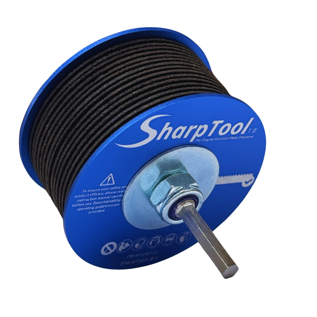 sharptools - sharptool 1.0 - multitool sharpener tool, grinding disk tool for dull  saw blades, grinding saw wheel for sharpening